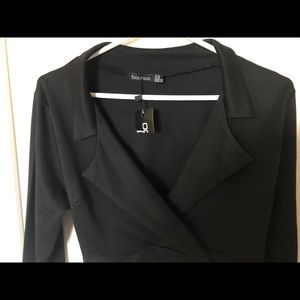 BNWT Boohoo Crop Top with Collar size 14.
